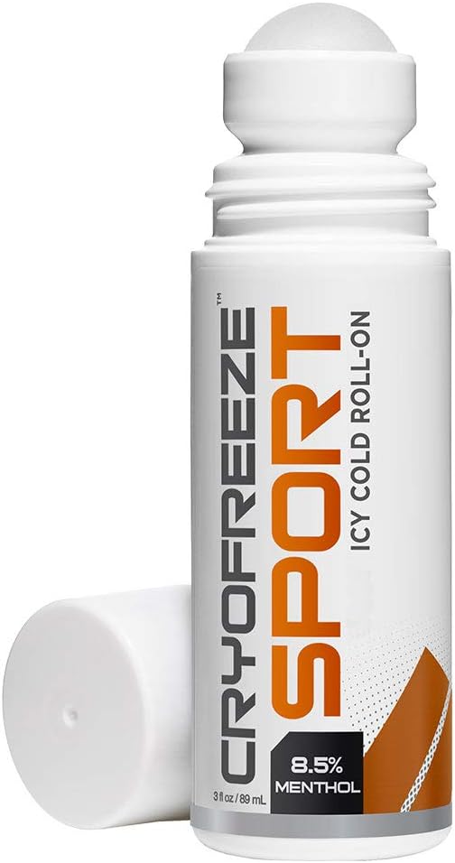 OMAX CryoFreeze Menthol Roll On, 关节炎, 背部,肌肉和联合在美国制造(3 fl oz)