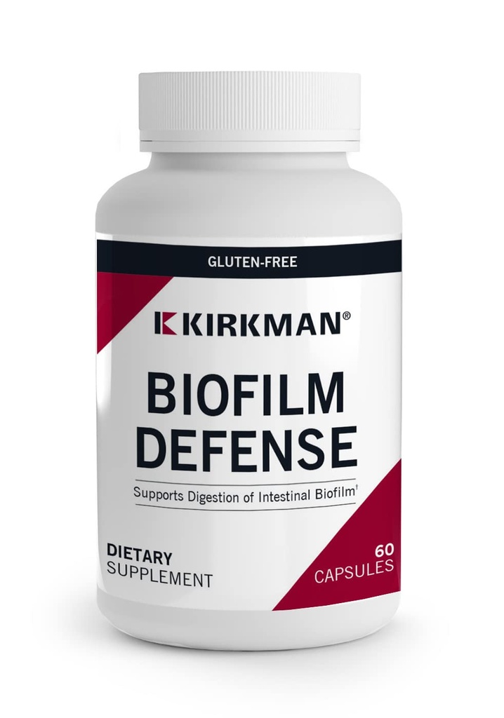 Kirkman - Biofilm Defense Disruptor and Buster - W/Lipase and Glucoamylase - 男女消化酶 - 保护免疫系统 - 60 补充盖