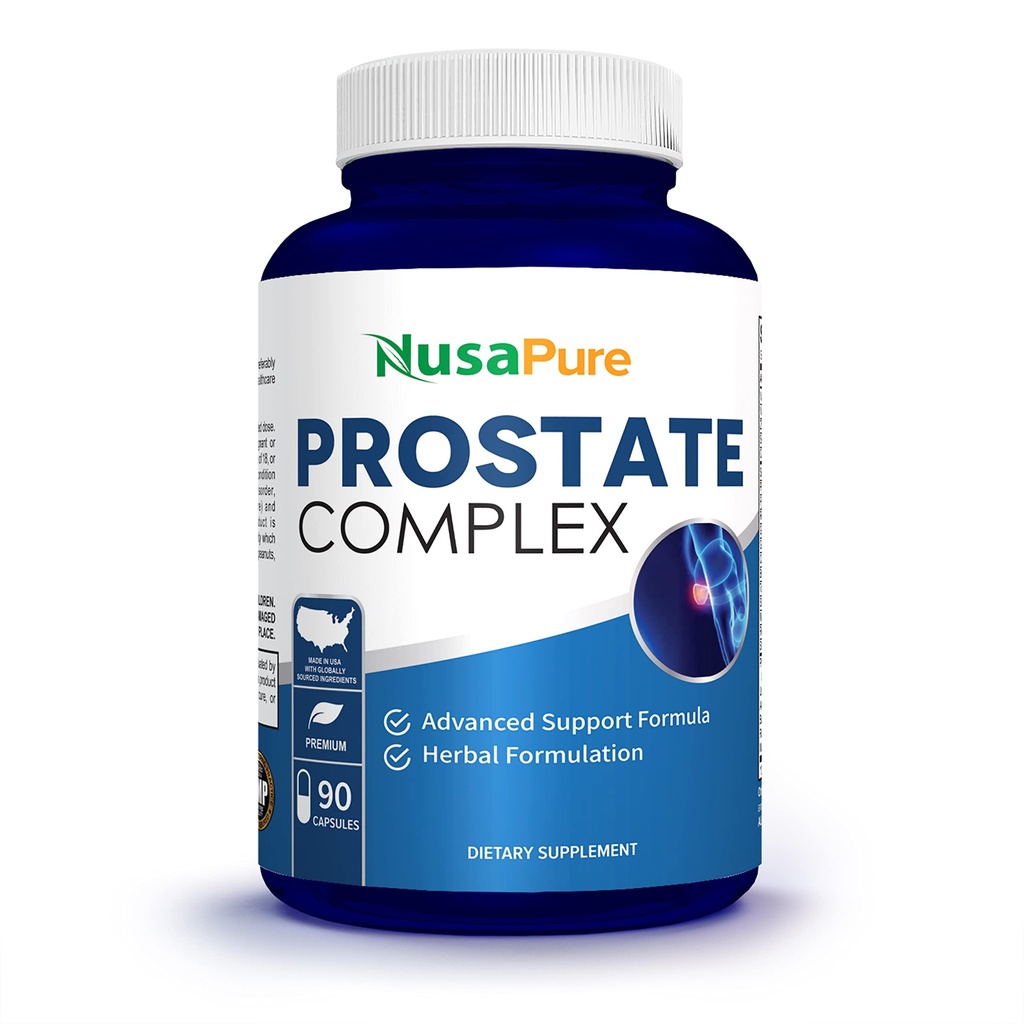 NusaPure Saw Prostate Palmetto 综合体(Plant Sterol 综合体, Nettle Root, Pygeum Bark, Graviola) - 90 Capsules
