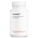 超级智能 - Keranat(有生物素的先进公式) - 卷与生长的发型补充 - 发型丢失维生素 QQ非GMO & Gluten Free - 60 Softgels