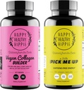 快乐健康嬉皮士 Pick Me Up Natural Energy Pills & Vegan Colagen 构建器