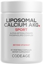 密码: Liposomal Calcium AKG 补充- Alpha-Ketoglutarate 钙- 2-Month 供应- Liposomal 交付 - 1 Capsule Per service - 非GMO, Gluten-Free - 60 Capsules