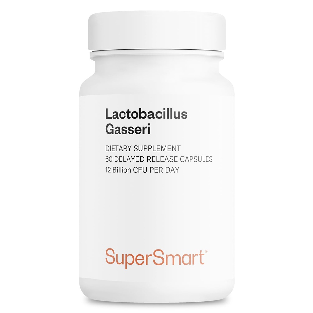 Supersmart - Lactobacillus Gasseri 每日12亿 CPU - Probiotic 补充 QQ 非GMO & Gluten Free - 60 DR Capsules (延迟释放)