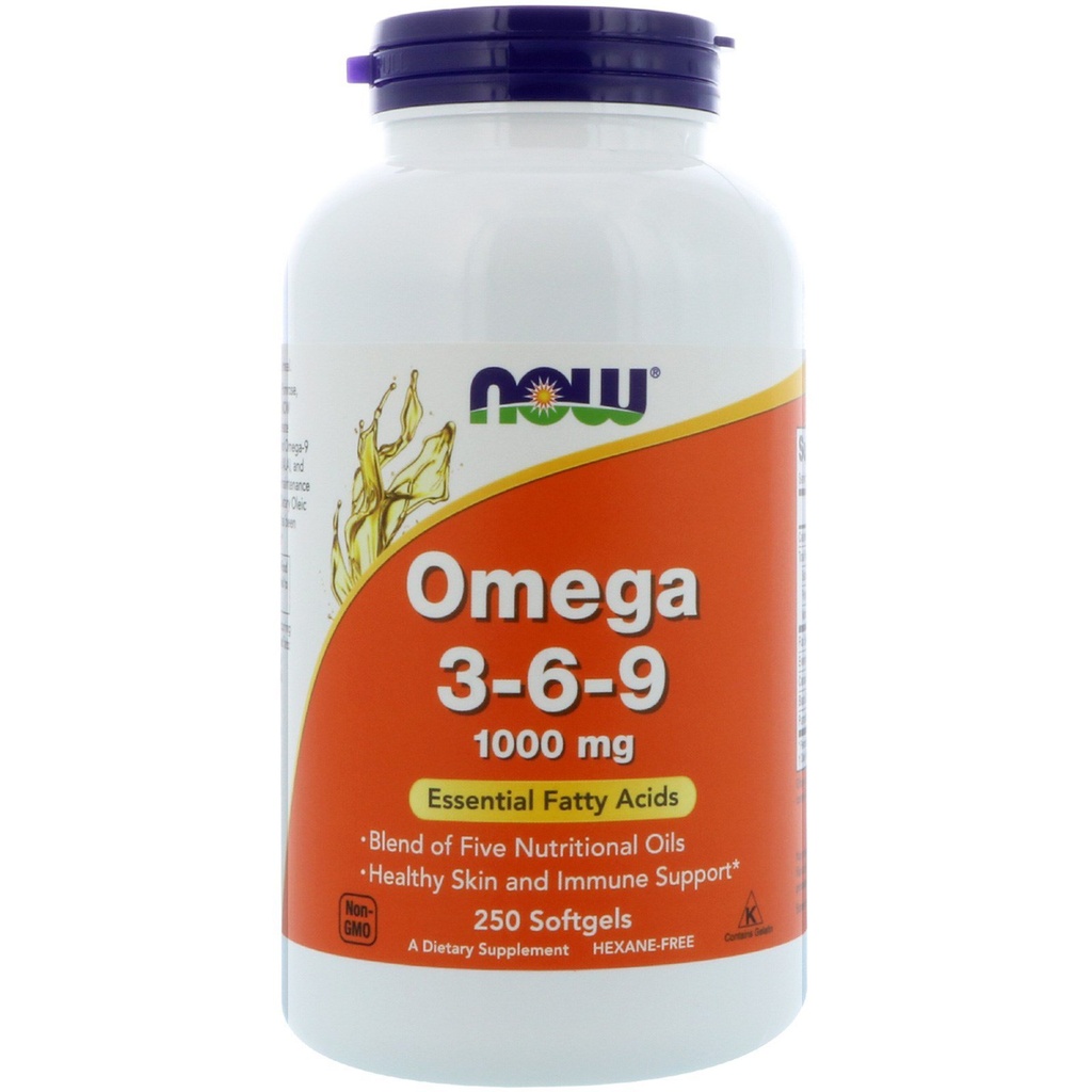 现成食品 2 Pack Omega 3-6-9,1000毫克,250软胶