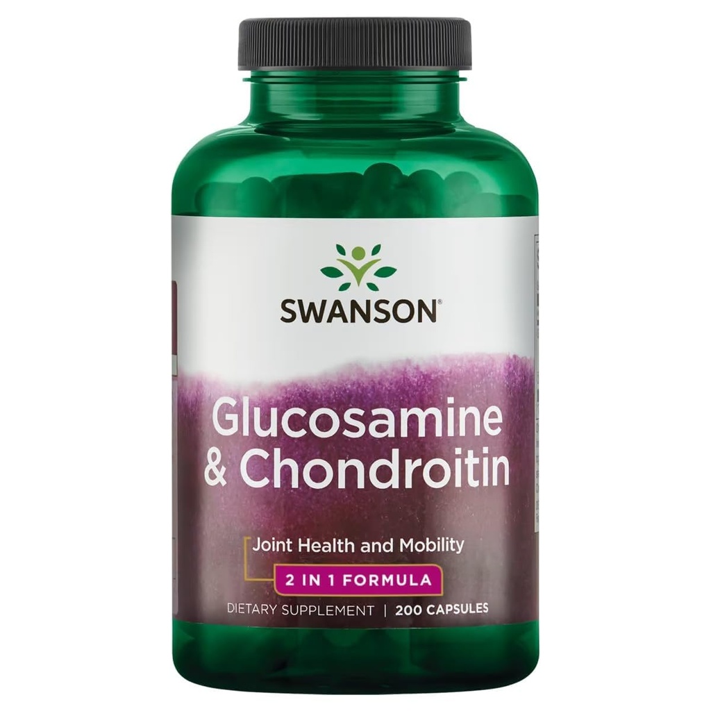 Swanson Glucosamine & Chondroitin Combo 500/250 毫克 200卡普尔