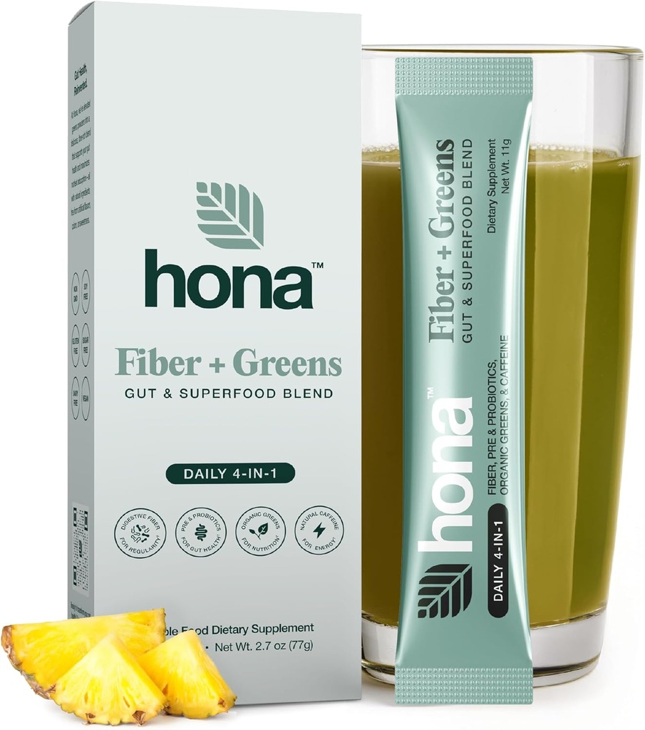 Gut & Superfood Blend,绿皮粉配有预生素,Probiotics,Fiber & Natural Cafeine,Gluten Free,糖无,奶无,Vegan,非转基因生物 Greens Superfood Powder(7)