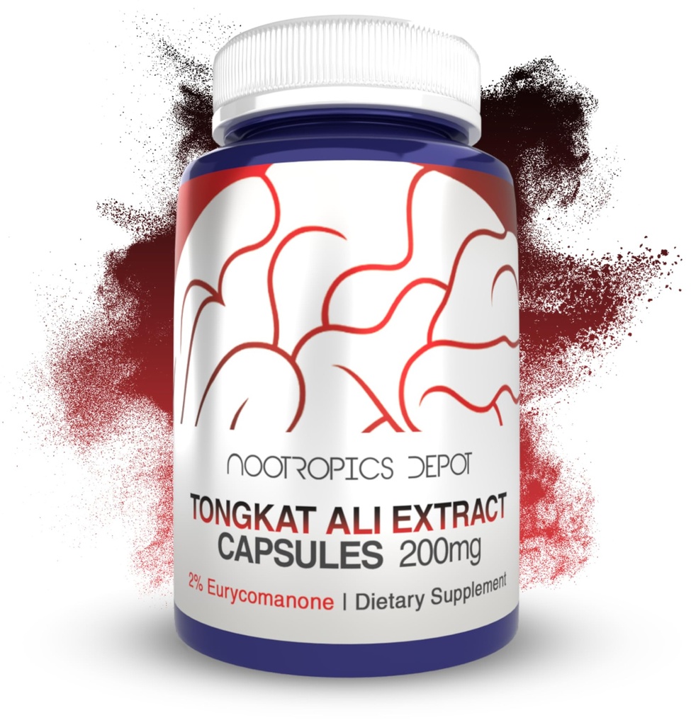 (原始内容存档于2018-09-29). Nootropoctics Depot Tongkat Ali Extract Capsules | 200mg | 60 Counter | 2% Eurycomanone by HPTLC | Eurycoma longifolia root  Extract Eurycoma Longifolia root extract