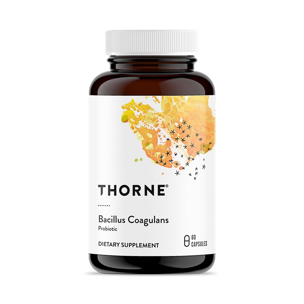 THORNE - 杆菌Coagulans Probiotic - 大陆架稳定的Probiotic补充物,以促进GI健康* - 60 Capsules