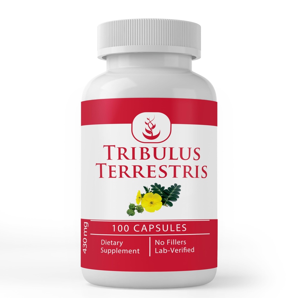Tribulus Terrestris (100 Capsules) 永远纯净,无添加剂或填充剂,实验室验证