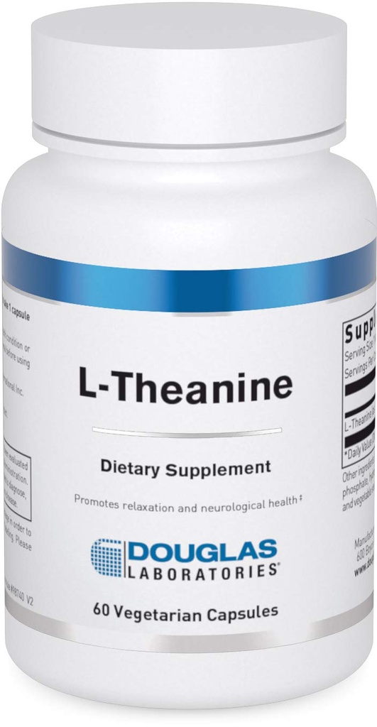 道格拉斯实验室 L-Theanine 推动一种平静的感觉 60 Capsules