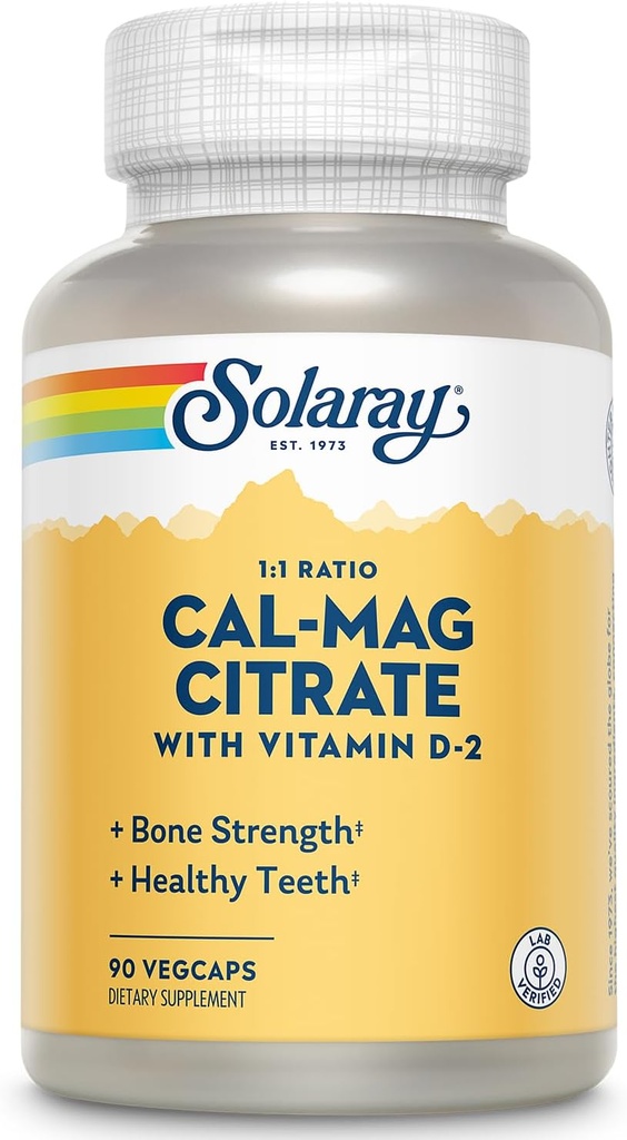 SOLARAY CAL-Mag 电价为 2 1: 1 = 90 VEG CAPs