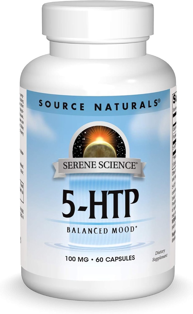 来源:自然水芹科学 5-HTP 100毫克-60卡普尔