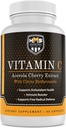 Acerola樱桃和Citrus Bioflavonoids 维生素C补充剂 - 支持抗氧化剂健康,Immune促进剂 - Vegan,有机 - 90 Capsules, 90天 Suply
