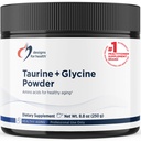 健康陶林+Glycine粉末的设计 - 氨基酸促进健康老化 - 支持细胞、代谢和心脏健康 - 非GMO 不受欢迎的氨基酸粉(250克)