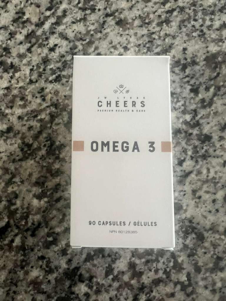 CHERS Omega-3 补编 QQ 高强度550mg EPA & DHA Per Capsule 90% 生物可用性 清洁标签补充 QQ 支持心脏,大脑,视觉和免疫健康 QQ Vcaps Plus, 无味 90 Capsules