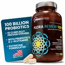 100亿种亲生药物 -- -- 15-Strain Probiotic for Women & Men, DDCaps 延迟释放,Prebiotics,L-Glutamine, Apple Pectin, Gut Lining Supports, Shelf Stable, 非GMO, 60 Vegan Capsules for adds