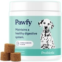 Pawfy Probiotics for Dogs – 支持消化性健康,小,大狗的腹泻 – 改善古特健康 – 抗酵母补充 – 皮肤健康季节性过敏性支持 – 30 Chews (Bacon).