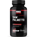 用于男性的Force Factor Saw Palmetto,用于支持排尿功能的男性前列腺补充剂,前列腺减肥和发型生长,配有BioPerine用于高级吸收,60 Capsules