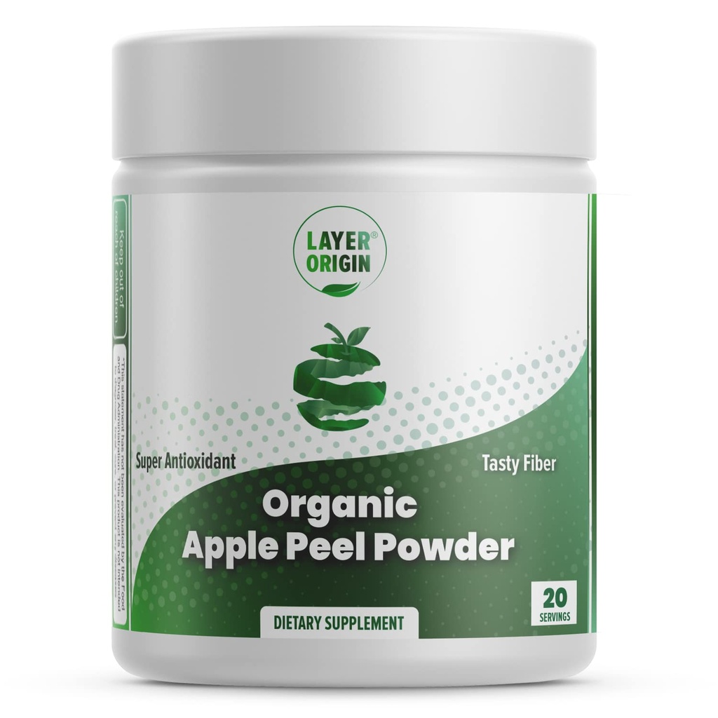 层原产地 有机苹果 Peel Powder Boost Akkermansia 和 Bifido细菌