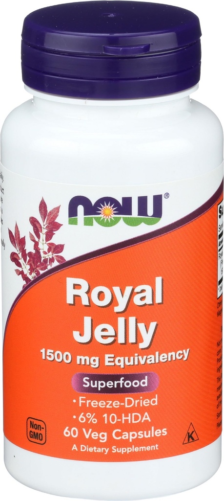 现在食品 Jelly 1500Mg 60 Cap Royal, 60 CT
