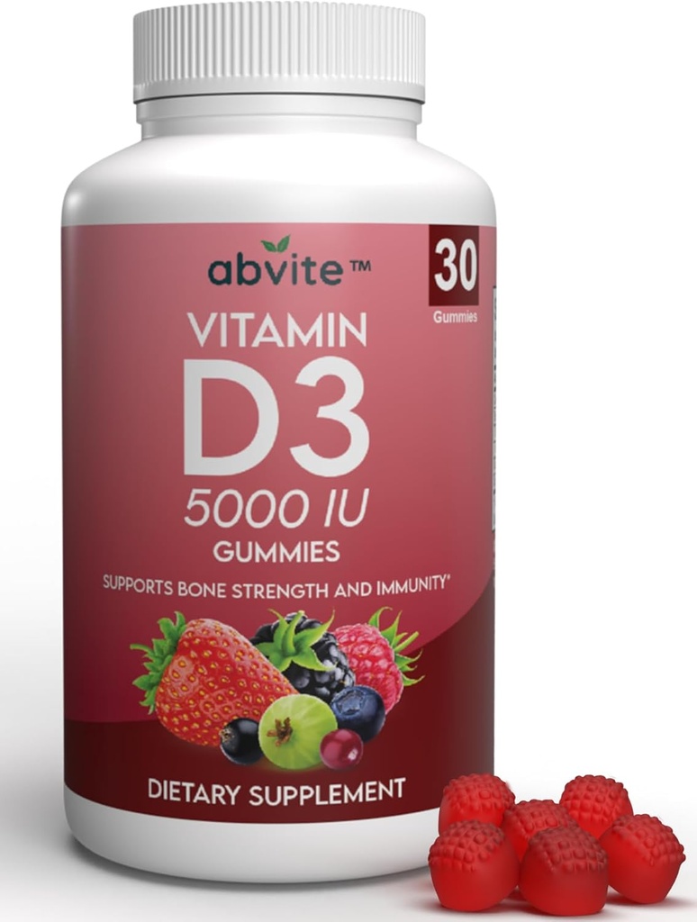 植物基外强维他命 D35000IU 补充Gummys. Gluten Free and no 人工火焰(英语:Gluten Free and no 人工火焰). 支持骨健康和豁免。 在美国制造 30 计(30天供应)