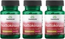 Swanson Nattokinase 2000 纤维分析单元 100 毫克 30 Capsules 酶(3 Pack)