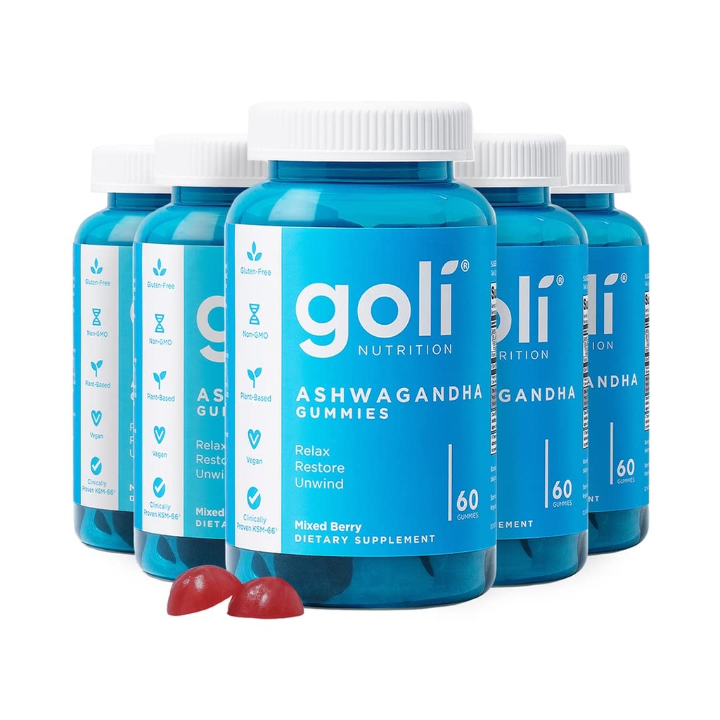 Goli Ashwagandha & Vitamin D Gummy - 300 Counter - Mixed Berry, KSM-66, Vegan, Plant Based, Non-GMO, Gluten-Free & Gelatin Free Relax. 中国植物物种信息数据库. 恢复。 松风,5包