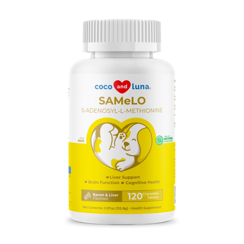 狗也是 - 120可切片 - S-Adenosyl-L-Methionine, 肝脏补充 - 脑健康,促进认知支持,肝脏支持(同一块)