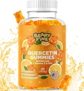 与布洛梅兰·古米(英语:Bromelain Gummys)的奎尔西丁 - 维生素C + 锌和维生素D3 – 超强免疫支持助推器 - 60 奎尔西丁·古米(英语:Quercetin Gummys) - 美国制造