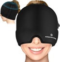 Gel Ice Migraine Heache Relief Cap,可调整的头痛 Cap Migraine with Drawstring with All Heads, 冷压缩 Migraine Relief Cap for 张力, 压力, 辛纳斯, 普菲眼, 热/冷疗法
