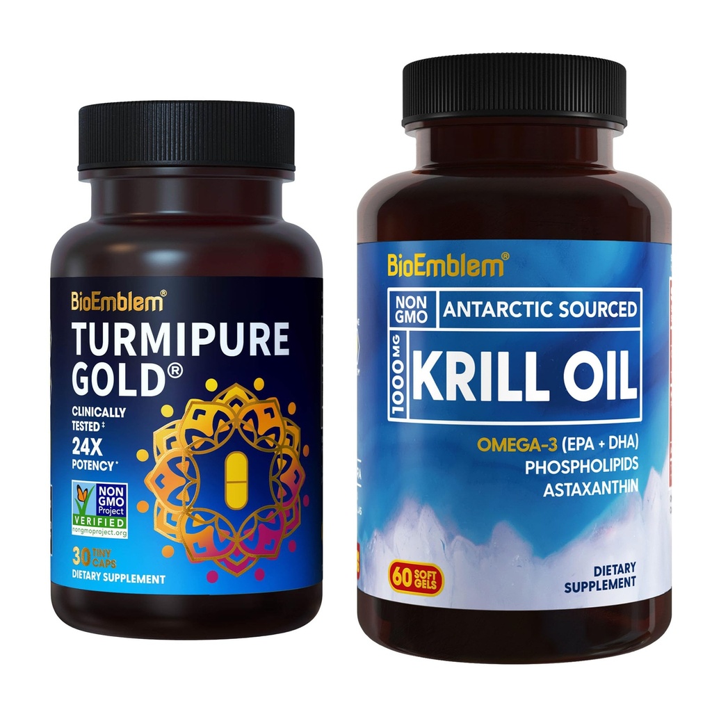 BioEmblem 南极磷虾油补充图尔克霉素,临床研究TurmiPure