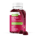 Viteey Beet Root Gummys 4000mg with Tart Cherry - 用于健康血压支持 - Vegan, Gelatin Free, Gluten Free - 美味可口的Berry Beet Flavored Gummy (英语).