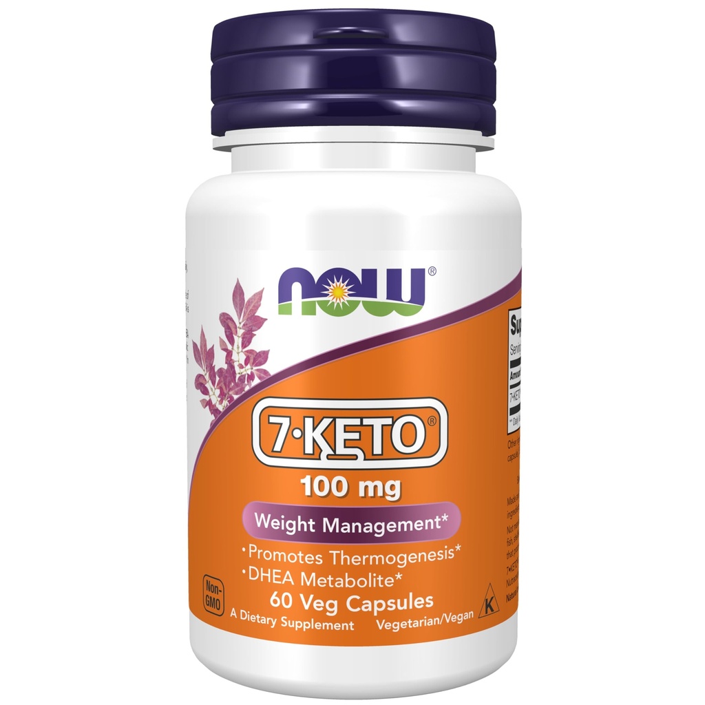 食品补充品,7-Keto(DHEA Acetate-7-1)100毫克,重量管理*,60Veg Capsules