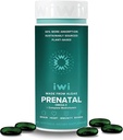 Iwi 生命产前多维特敏,60种软胶(30种),Vegan,植物藻类Omega 3,配有EPA + DHA, Folate, Iron, 维生素A, B12, C, D3, Calcium, 母亲和婴儿妊娠饮食补充剂