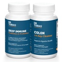 Tobias博士 消化器 Kickstarter Bundle 与Colon 14 Day Cleanse & Deep Immune Probiotics & Prebiotics 软件包
