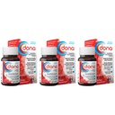 Dona Crystaline Glucosamine Sulfate,750 Mg,膝盖舒适和联合健康支助联合补充药,750 Mg,60 Counter(3 Pack)
