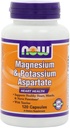 Now 镁和钾 Apartate W/ Taurine, 120 Capsules (Pack of 2)