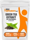 Bulk Assupports.comgreen 茶叶萃取粉 - 50% 多酚补充剂, EGCG 补充剂 - 免费,每服500毫克,250g(8.8 oz)(包1)