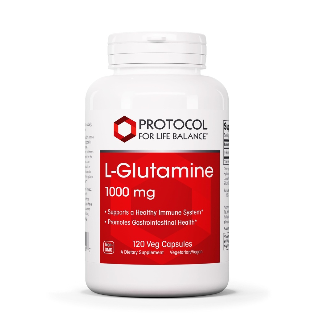 生命平衡议定书 L-Glutamine 1000mg - 氨基酸 - 肌肉组织、GUT健康