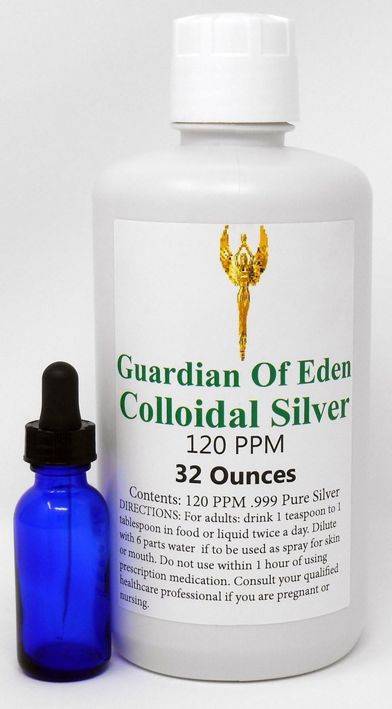由GOE (1 Quart) 与自由滴水瓶(Free Dropper Bottle) 进行实验室测试验证 120ppm 聚焦纯单体银. 实验室报告已记录在案。