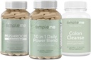 SIMPLEM Sea Moss Capsules 10 in 1 Power Blend and Colon Clean Cleanse Detox and 多蘑菇补充包 改善免疫健康