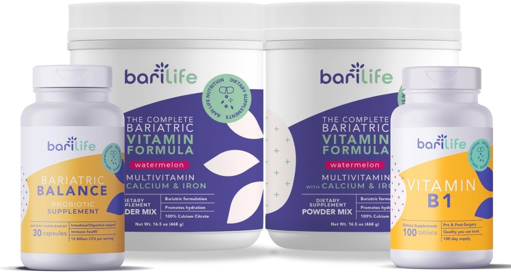 Bari Life Duodenal Switch 启动器 Kit 配西瓜粉和Probiotic 30和维生素B1
