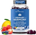 尿道和谐 D Mannose Gummys for Urinary Tracts Health – D-Mannose & Hibiscus cleanse, Flush & 保护尿道系统 – 强力公式,无药 – 60 Berry Lemon Flavor Gummys, 20日供应