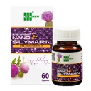 Nano Silymarin - 60 Capsules - 肝脏健康支持和稳定肝脏细胞 - Nano技术增加吸收率,最高达99.9%。