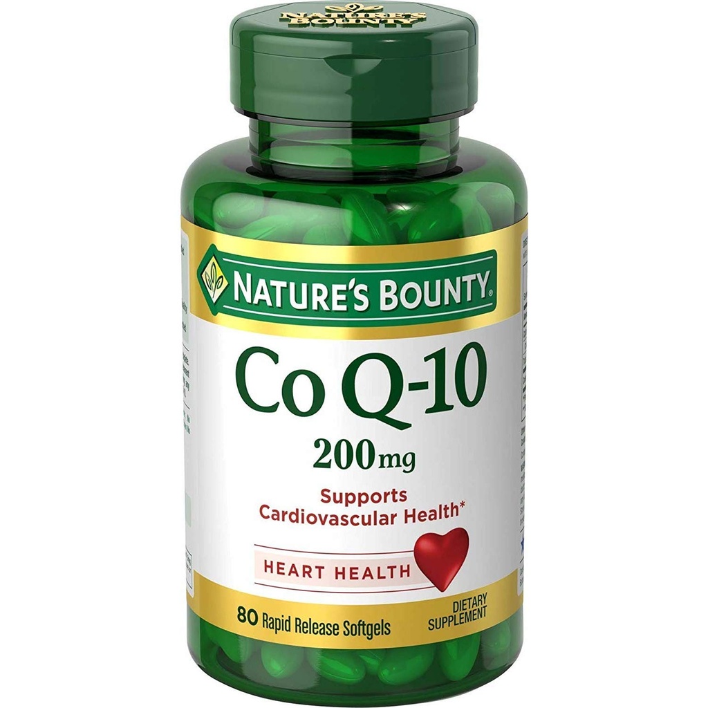 自然丰厚 Co Q-10 额外力量 200 mg 软胶 80 ea(3包)