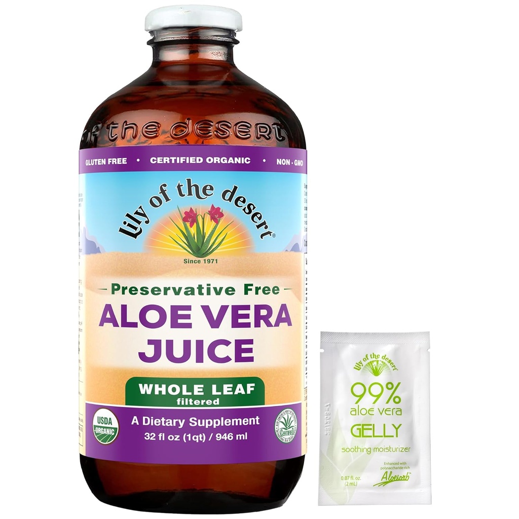 (原始内容存档于2017-10-21). Of the Desert Aloe Vera Juice, Prevative Free - 全叶 Aloe Vera Drink with Natural Vitamins, Districtive Enzymes for Gut Health, Stomach Relief, Wellness, Glowing Skin, Gelly Sachet 包括: 百草药(英语:Gelly Sachet).