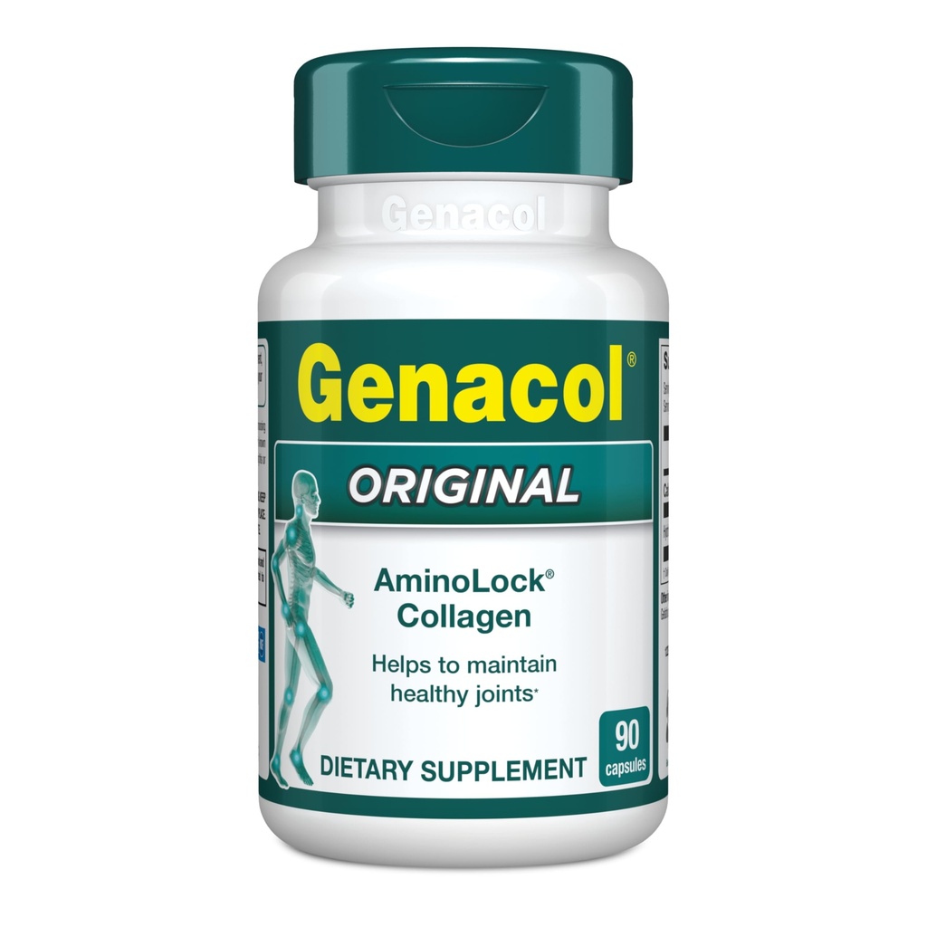 Genacol 原创 – Collagen 补充 Ultra-Hydrollyzed Collagen Peptides, 维护联合健康,为 Joes & Knees, 90 Capsules (30日供应)