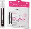 VPLab Ultra女子美容液体凝胶 - 含有Peptides I型和III型的多维生素复合体,用于皮肤、毛发和钉子 - 用于装有维生素B组的妇女的饮料混合体,10