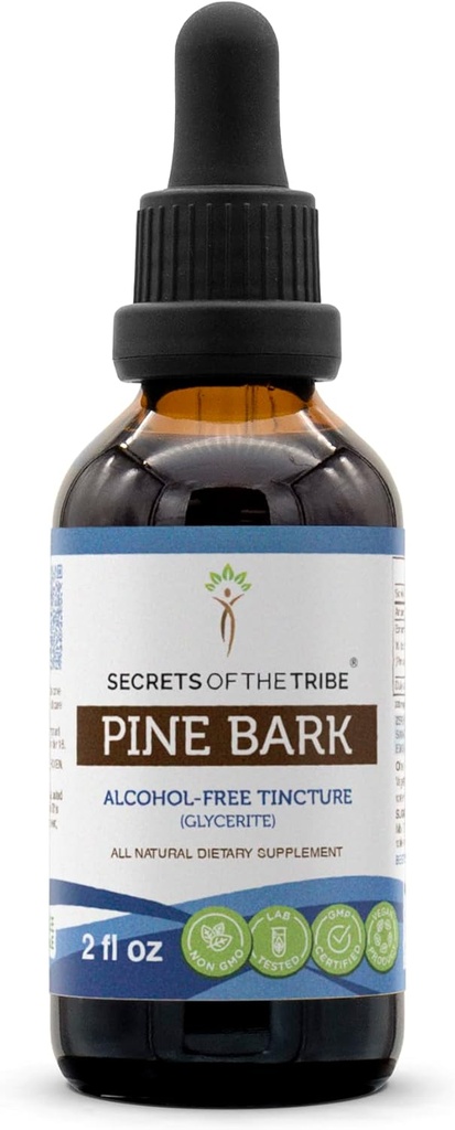 (原始内容存档于2018-10-21) (英语). Secrets of the Trible Pine Bark Tincture - 无酒精提取,野生的Pine Bark (Pinus massoniana) Dried Bark 2 oz (英语).
