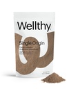 Wellthy Collagen超级食品粉,Fights Express & Fatigue, Cacao, 蘑菇粉 - Organic Chaga & Reishi 提取, 认证有机火柴, Allergen-free & 非GMO